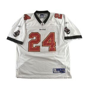 Vintage Reebok Tampa Bay Buccaneers Cadillac Williams #24 Jersey Men's XL White